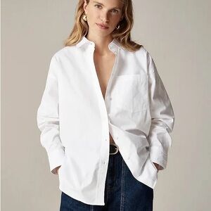 J.Crew Etienne oversized shirt in lightweight oxford